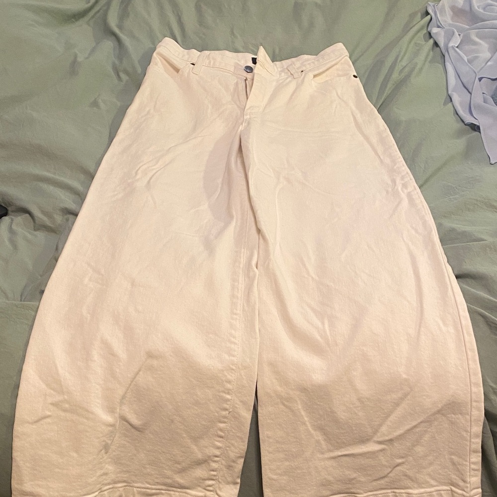 Iris Denim White Pants